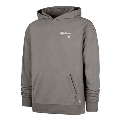 Ohio State Buckeyes 47 Brand Buckeyes Script Sweatshirt In Gray - Front View