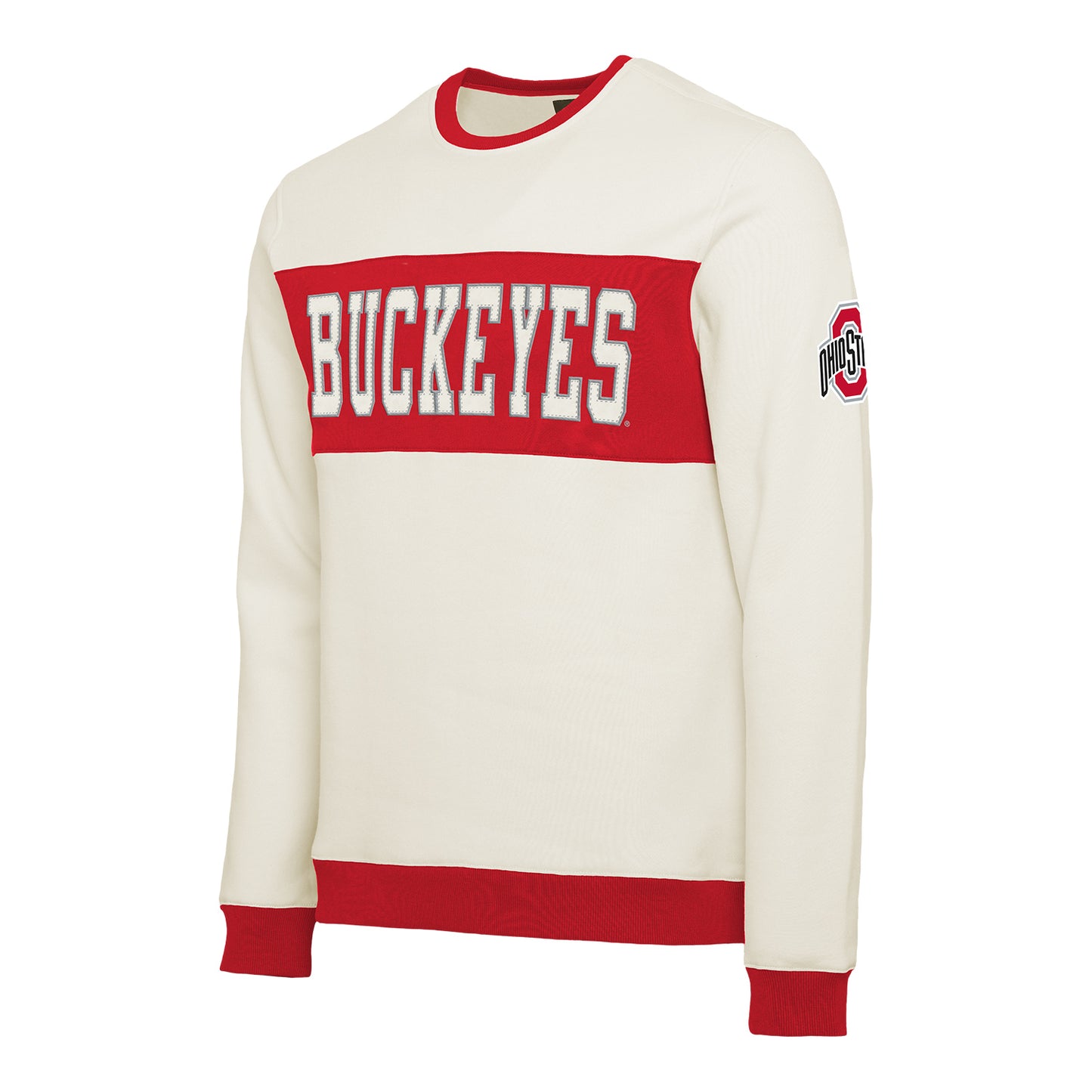 Ohio State Buckeyes Darius Rucker Buckeyes Crewneck Sweatshirt In White - Front View
