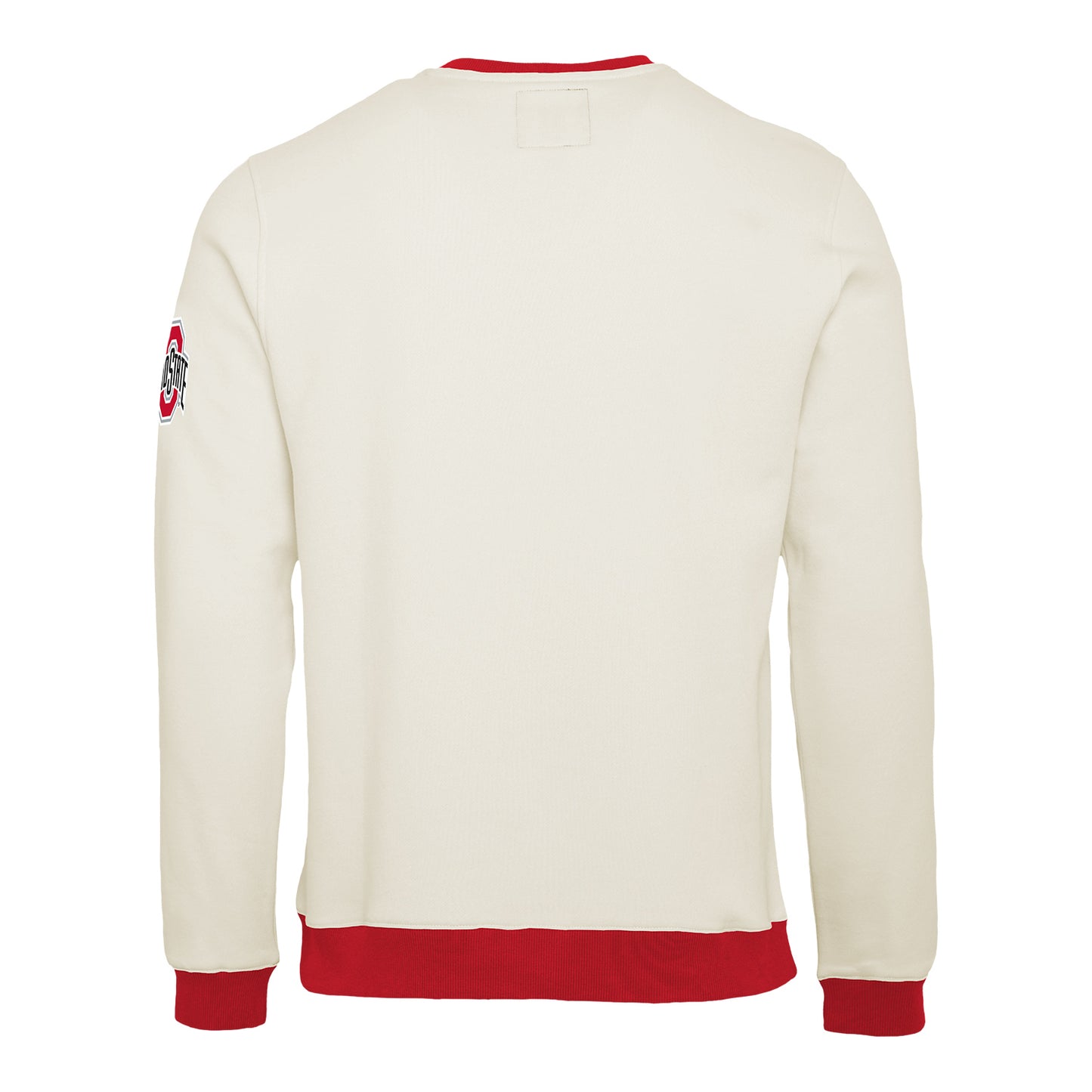 Ohio State Buckeyes Darius Rucker Buckeyes Crewneck Sweatshirt In White - Back View