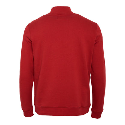 Ohio State Buckeyes Darius Rucker Raw Edge Patch 1/4 Zip Sweatshirt In Scarlet - Back View