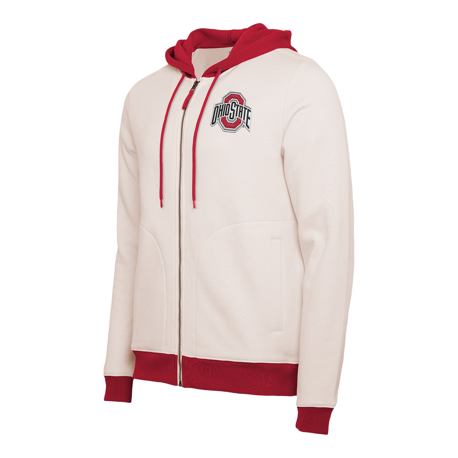 Ohio State Buckeyes Darius Rucker Buckeyes Hooded Sweatshirt In White - Front View