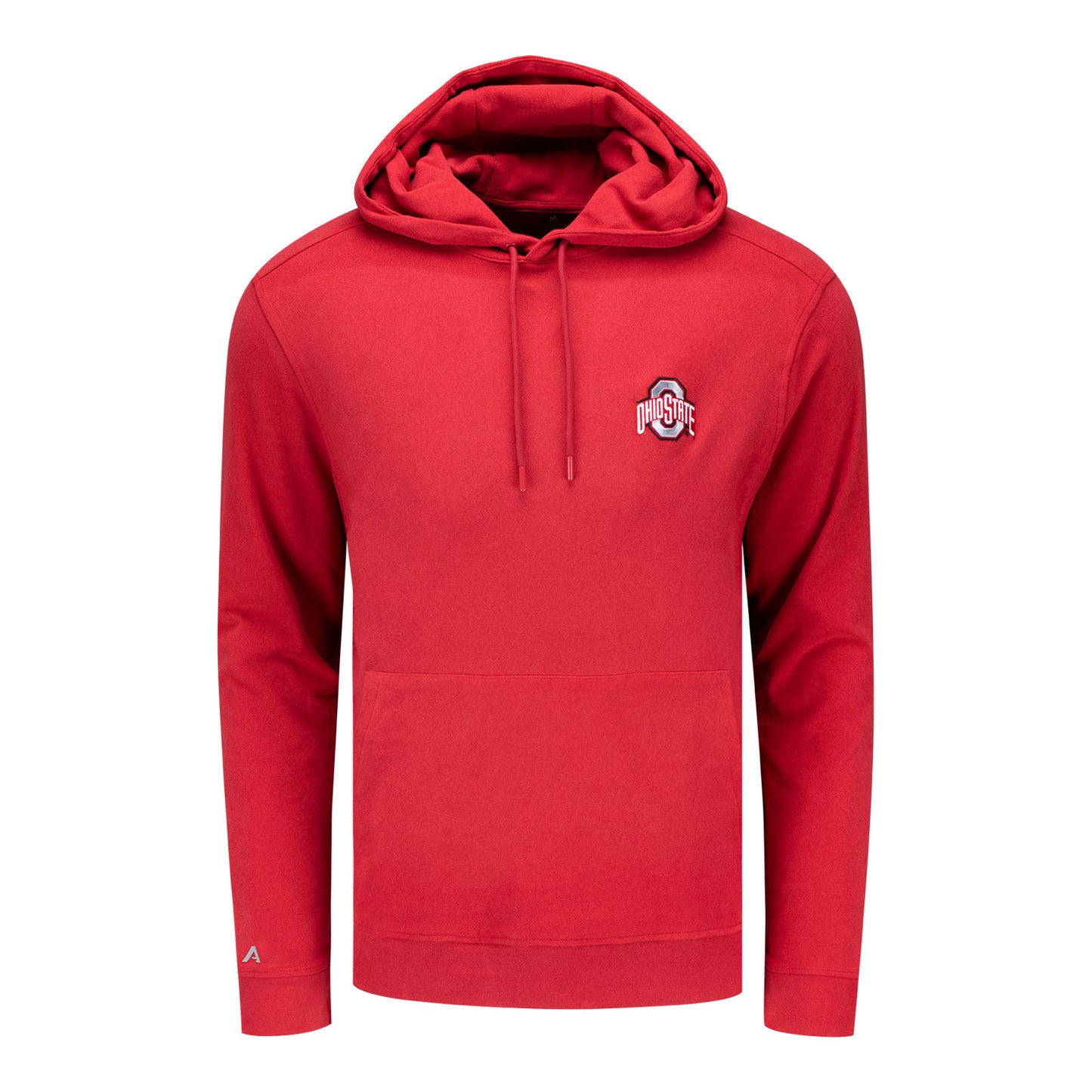 Ohio State Buckeyes Antigua Athletic Logo Omni Sweatshirt In Scarlet - Front View