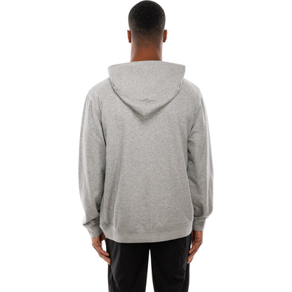 Ohio State Buckeyes New Era Rounded  Sweatshirt In Gray - Back View