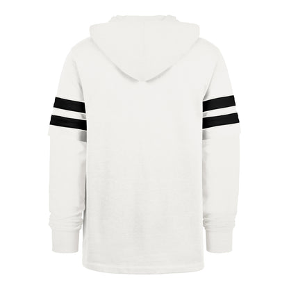 Ohio State Buckeyes 47 Brand Quick Switch Lacer Sweatshirt In White - Back View