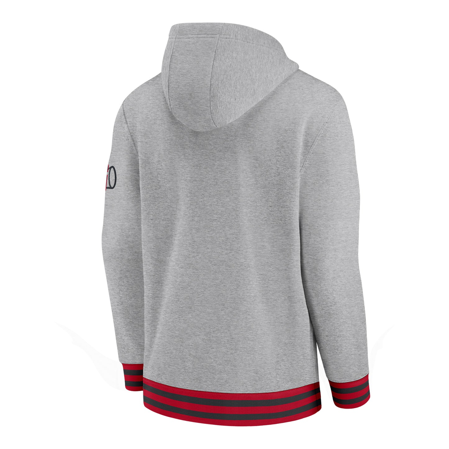 Ohio State Buckeyes Nike Legacy Retro Hoodie In Gray - Back View