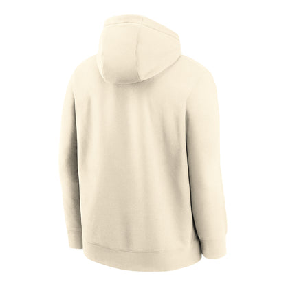 Ohio State Buckeyes Nike Buckeye Leaf Natural Sweatshirt In Cream - Back View