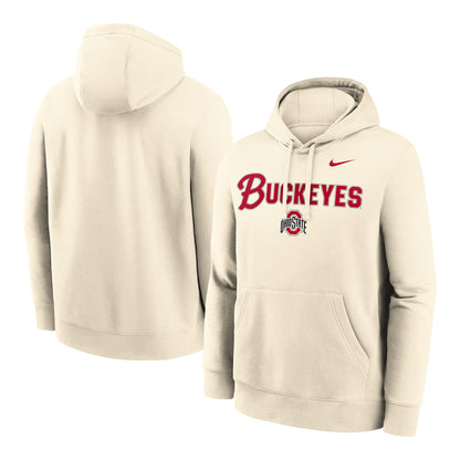 Ohio State Buckeyes Nike Tackle Twill Hoodie - Front and Back