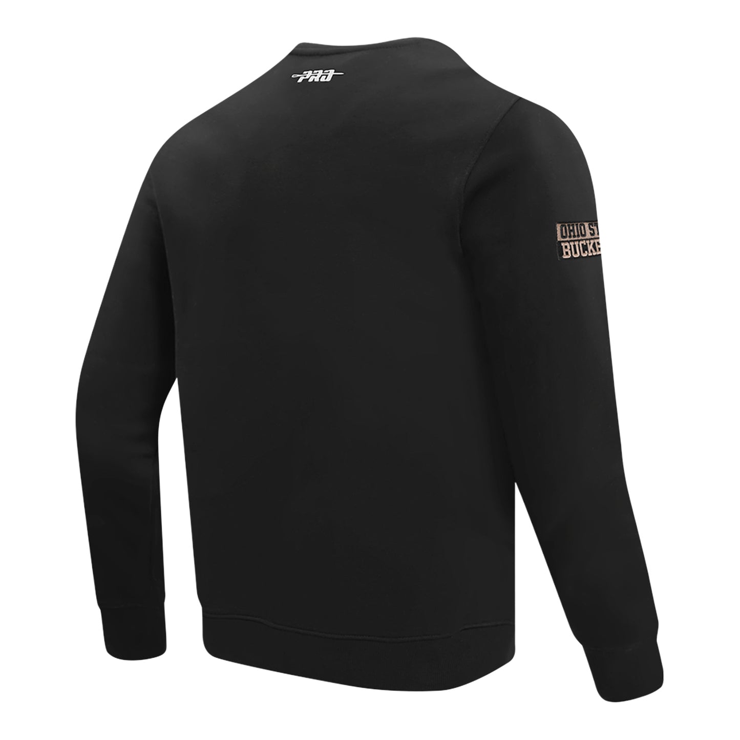 Ohio State Buckeyes Prostandard Our Honor Defend Crewneck Sweatshirt In Black - Back Side View