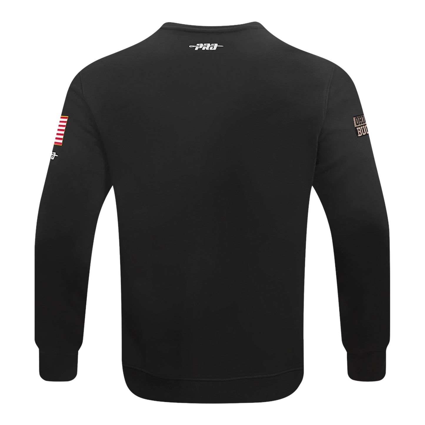 Ohio State Buckeyes Prostandard Our Honor Defend Crewneck Sweatshirt In Black - Back View