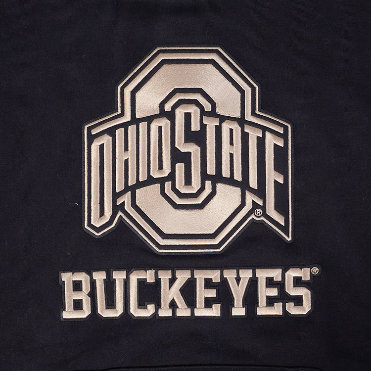 Ohio State Buckeyes Prostandard Our Honor Defend Hooded Sweatshirt In Black - OSU Patch View