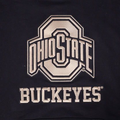 Ohio State Buckeyes Prostandard Our Honor Defend Hooded Sweatshirt In Black - OSU Patch View