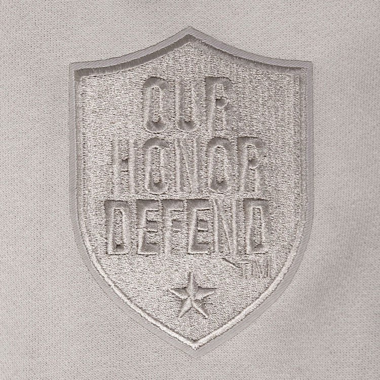 Ohio State Buckeyes Prostandard Primary Logo Our Honor Defend Crewneck Sweatshirt In Tan - OHD Patch View