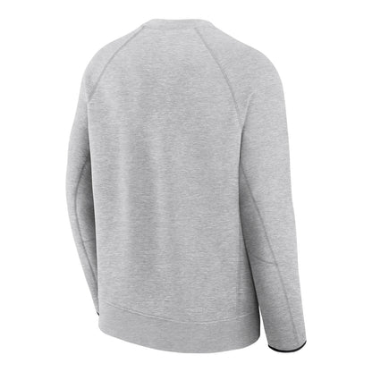 Ohio State Buckeyes Nike Tech Fleece Gray Crewneck Sweatshirt - Back View
