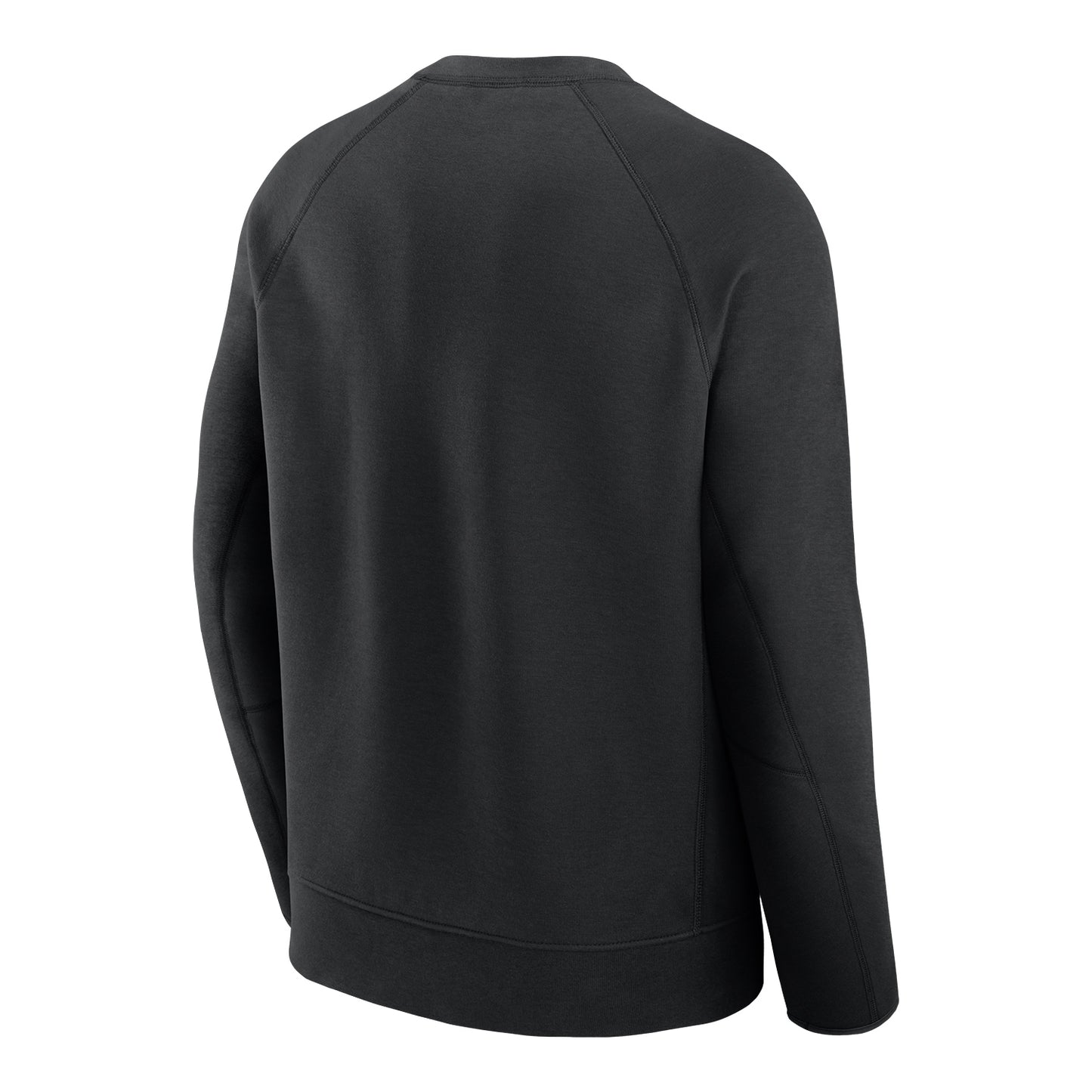 Ohio State Buckeyes Nike Tech Fleece Black Crewneck Sweatshirt - Back View
