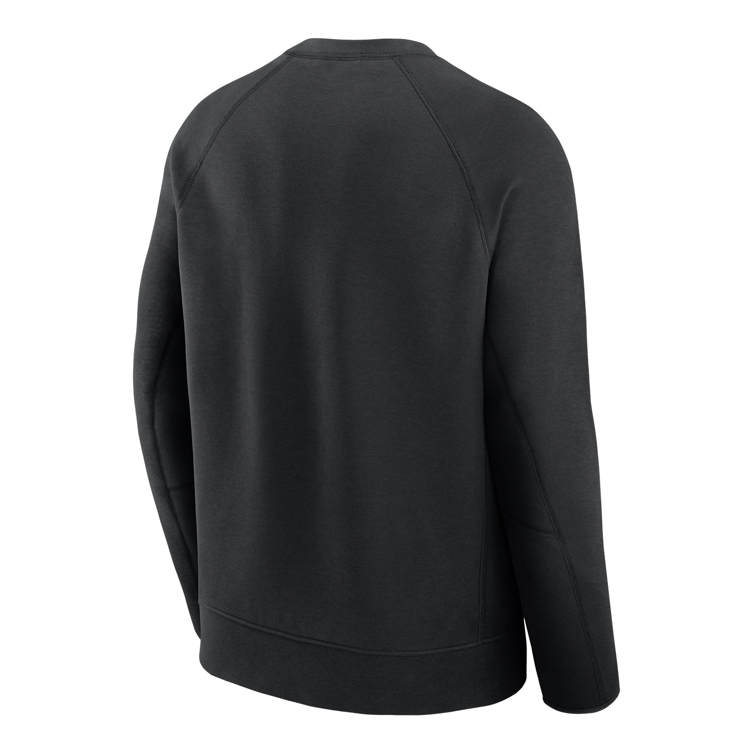 Ohio State Buckeyes Nike Tech Fleece Black Crewneck Sweatshirt - Back View