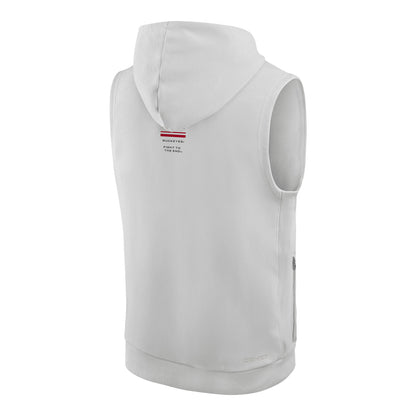Ohio State Buckeyes Nike Sleeveless Wordmark Hoodie - Back