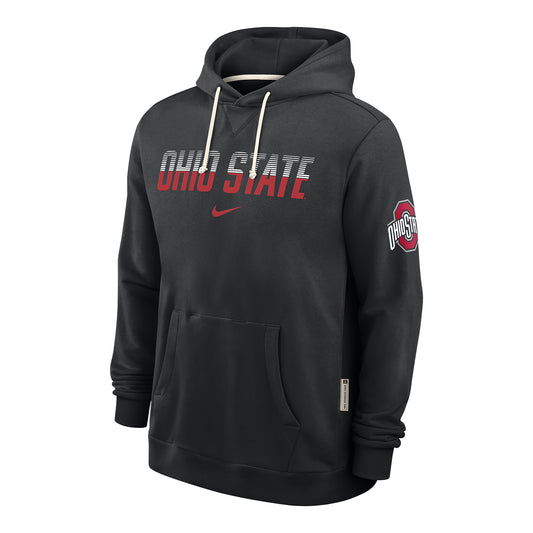 Ohio State Buckeyes Nike Standard Issue Full Zip Hoodie - Front View