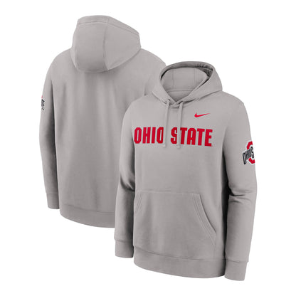 Ohio State Buckeyes Nike Standard Issue Fleece Hoodie - Full View