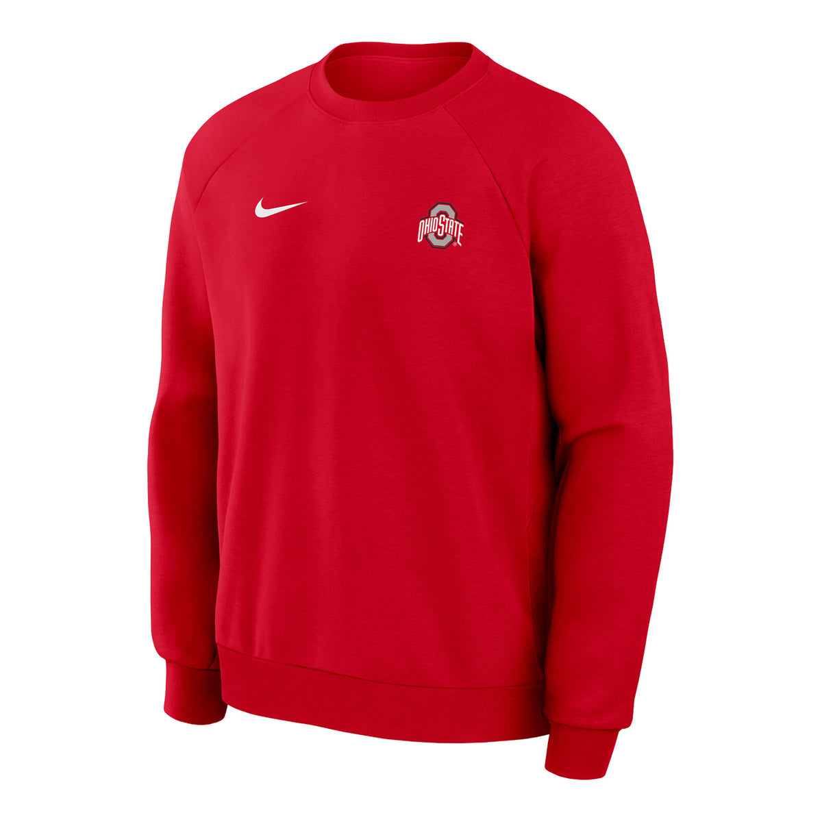 Ohio State Buckeyes Nike Dri-FIT Coach's Crewneck - Front View