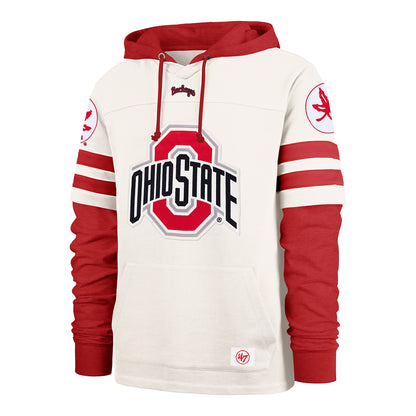 Ohio State Buckeyes 47 Brand Cornerback Lacer Hoodie - Front