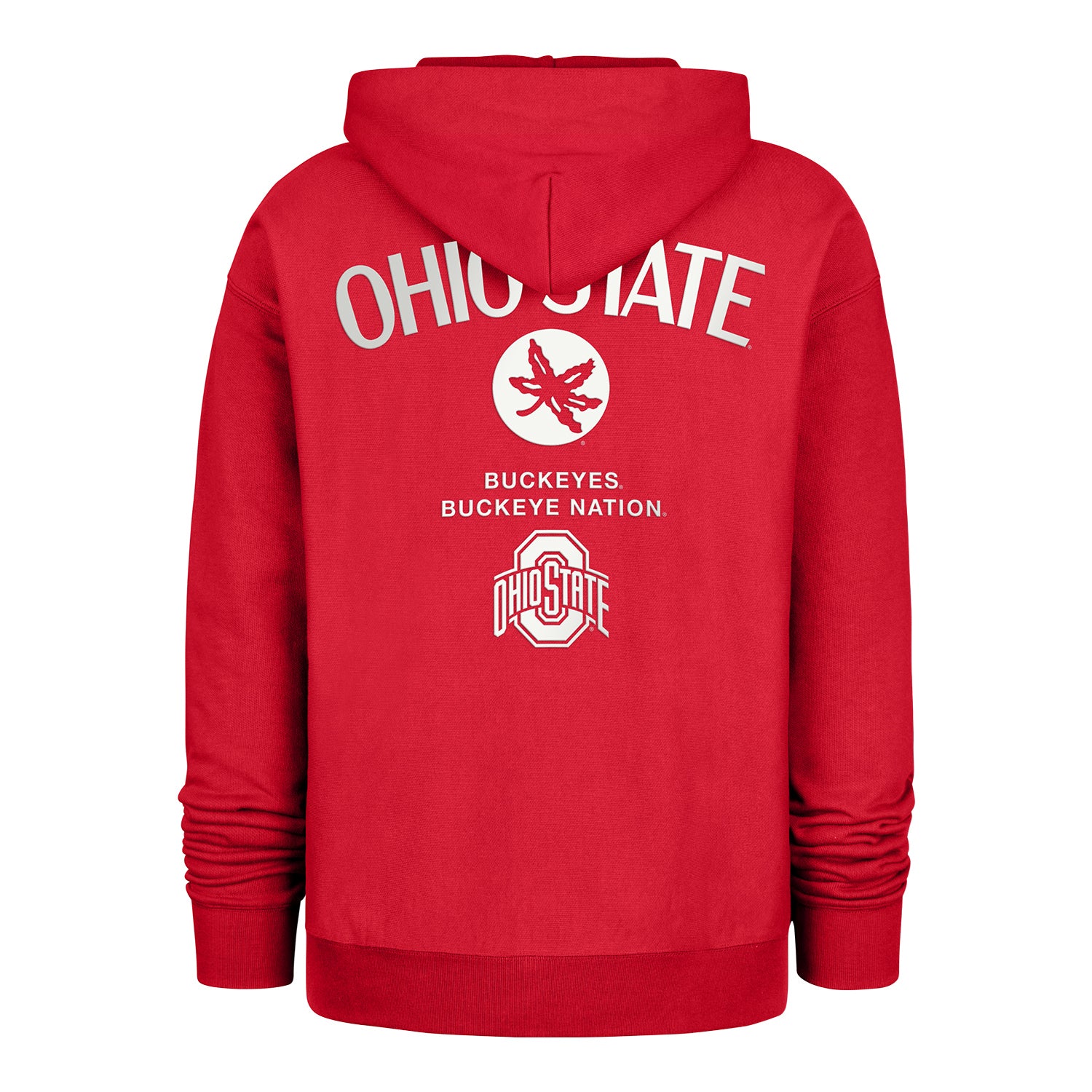Ohio State Buckeyes 47 Brand Foundation Pullover Hoodie - Back