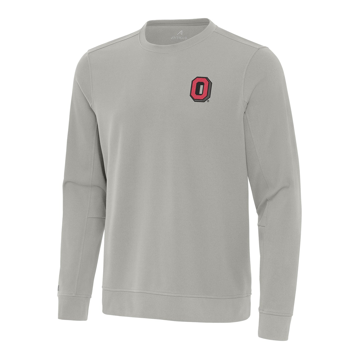 Ohio State Buckeyes Antigua Echelon Crewneck Sweatshirt - Front