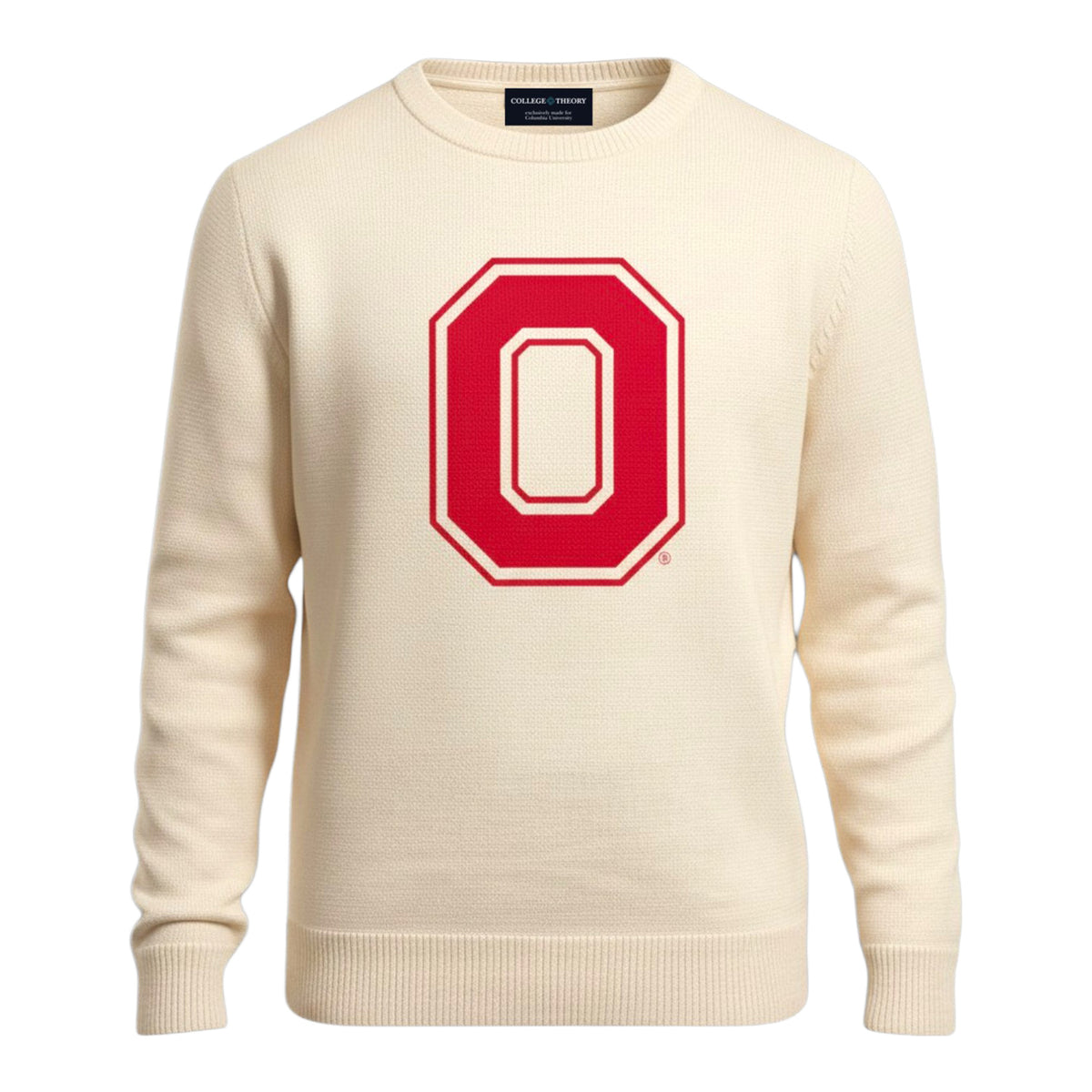 Ohio State Buckeyes Block O Applique Sweater - Front