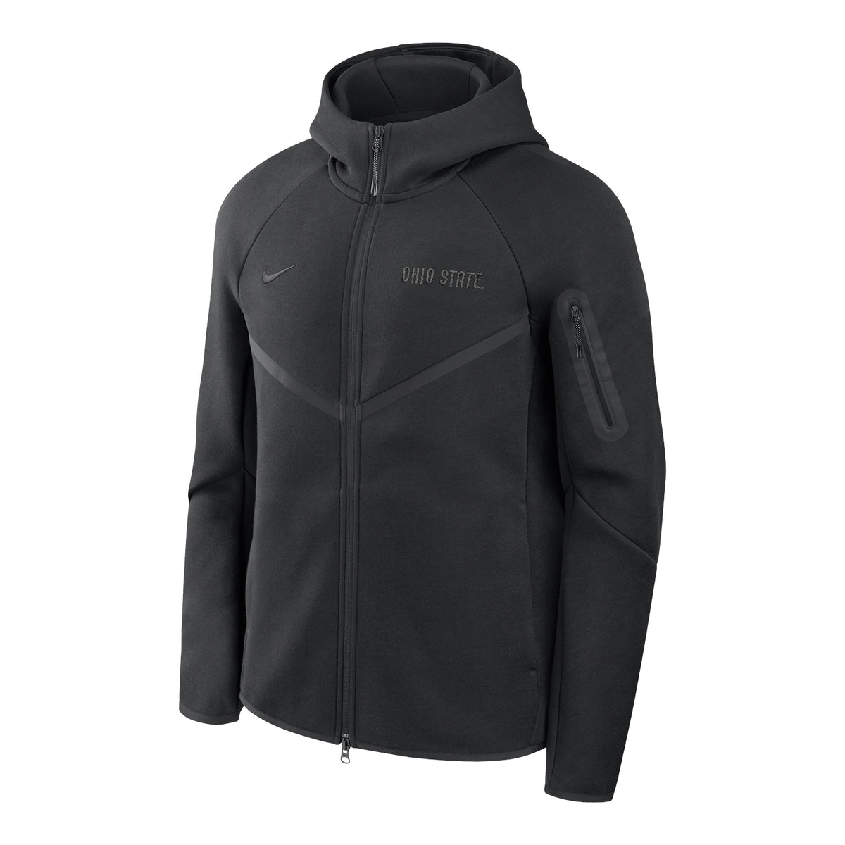 Ohio State Buckeyes Nike 2026 Tech Fleece FZ Hoodie - Front View