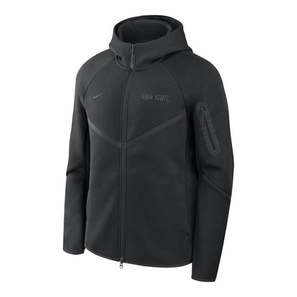 Ohio State Buckeyes Nike 2026 Tech Fleece FZ Hoodie - Front View