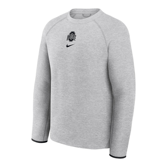 Ohio State Buckeyes Nike 2026 Tech Fleece Crewneck - Front View