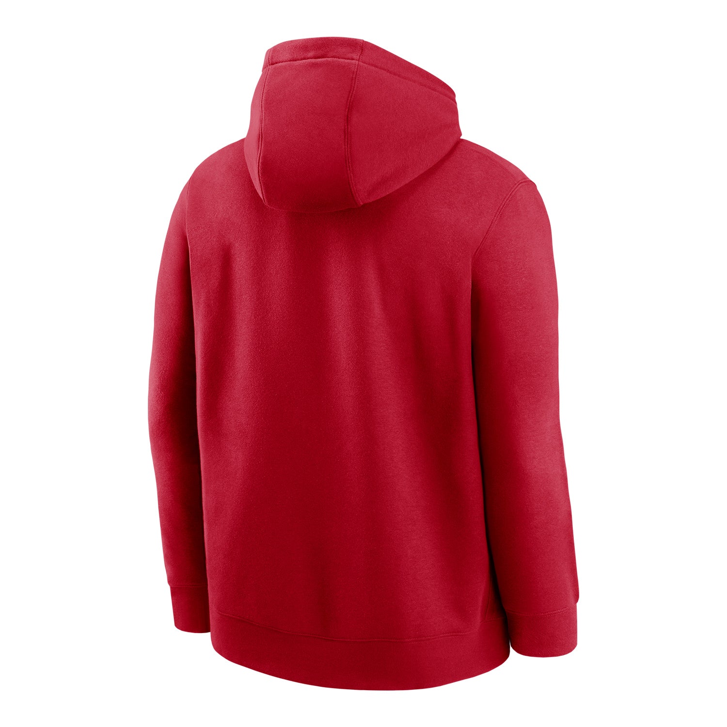 Ohio State Buckeyes Nike Volleyball Scarlet Hooded Sweatshirt - Back View