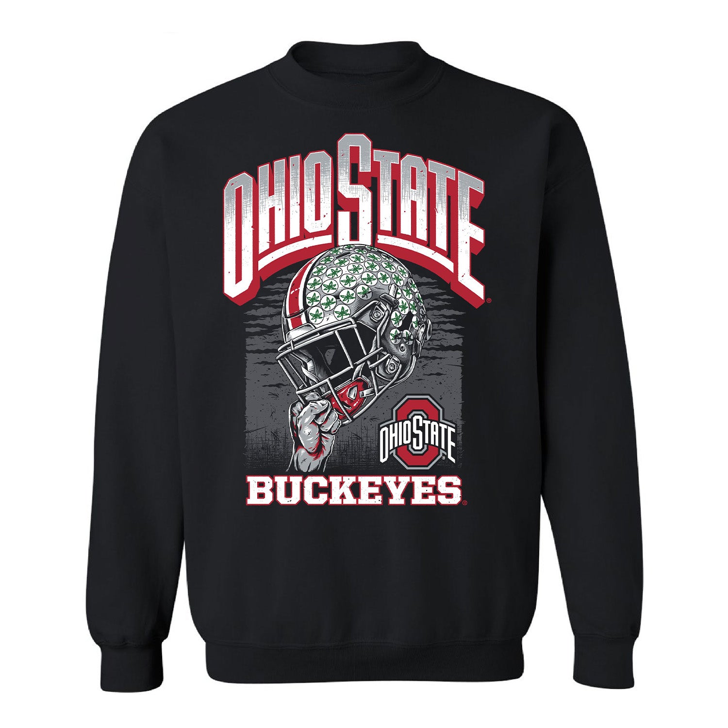 Ohio State Buckeyes Football Crewneck Sweatshirt - front