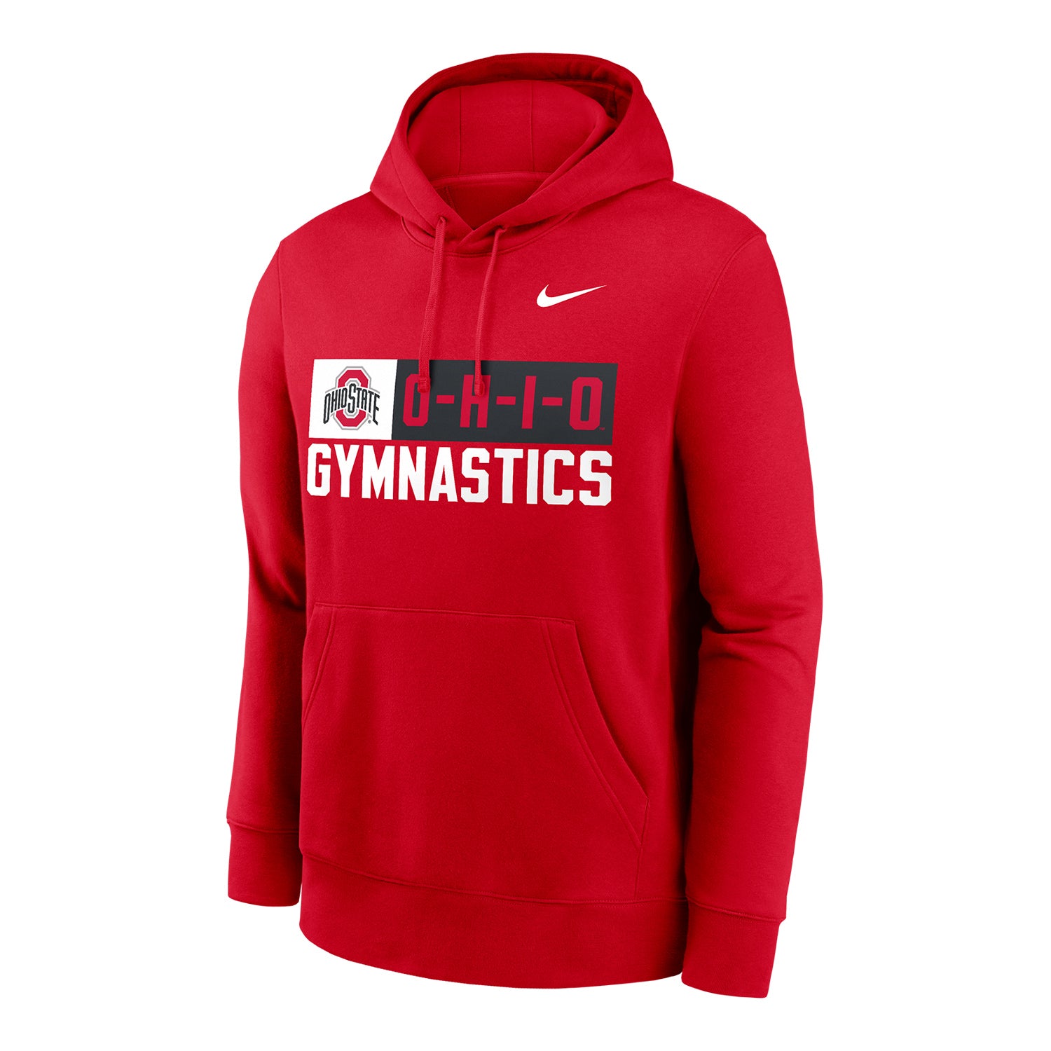 Ohio State Buckeyes O-H-I-O Gymnastics  Scarlet Sweatshirt - Front View