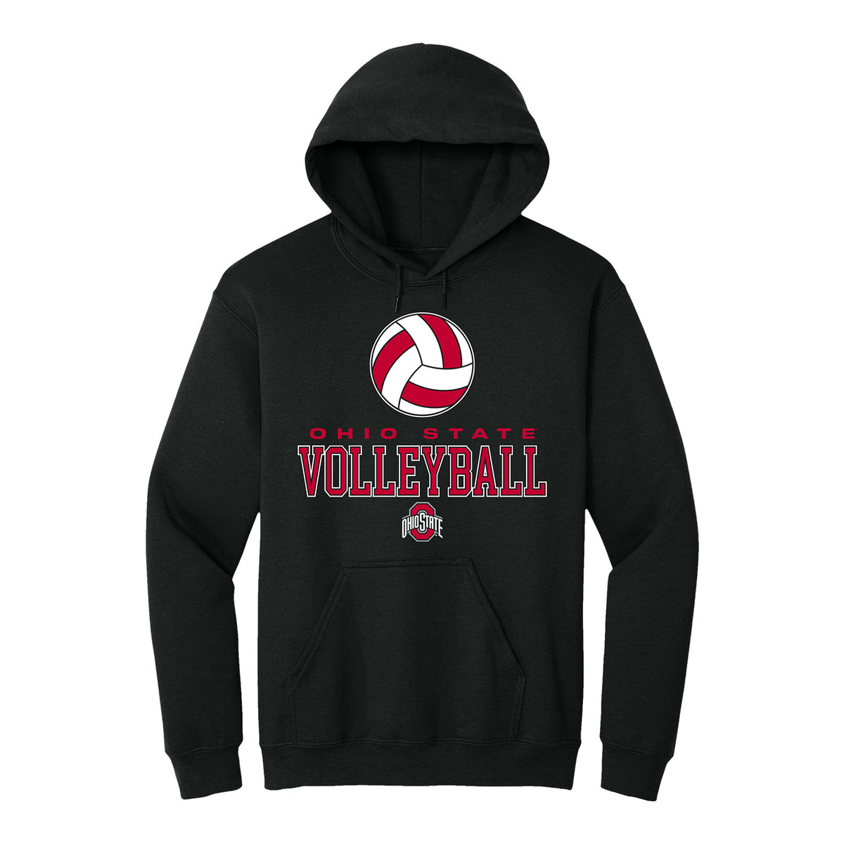 Ohio State Buckeye Volleyball Wordmark Hoodie