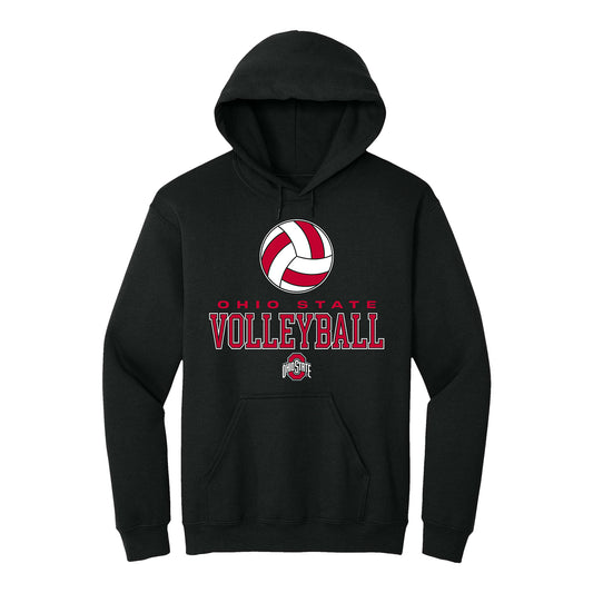 Ohio State Buckeye Volleyball Wordmark Hoodie