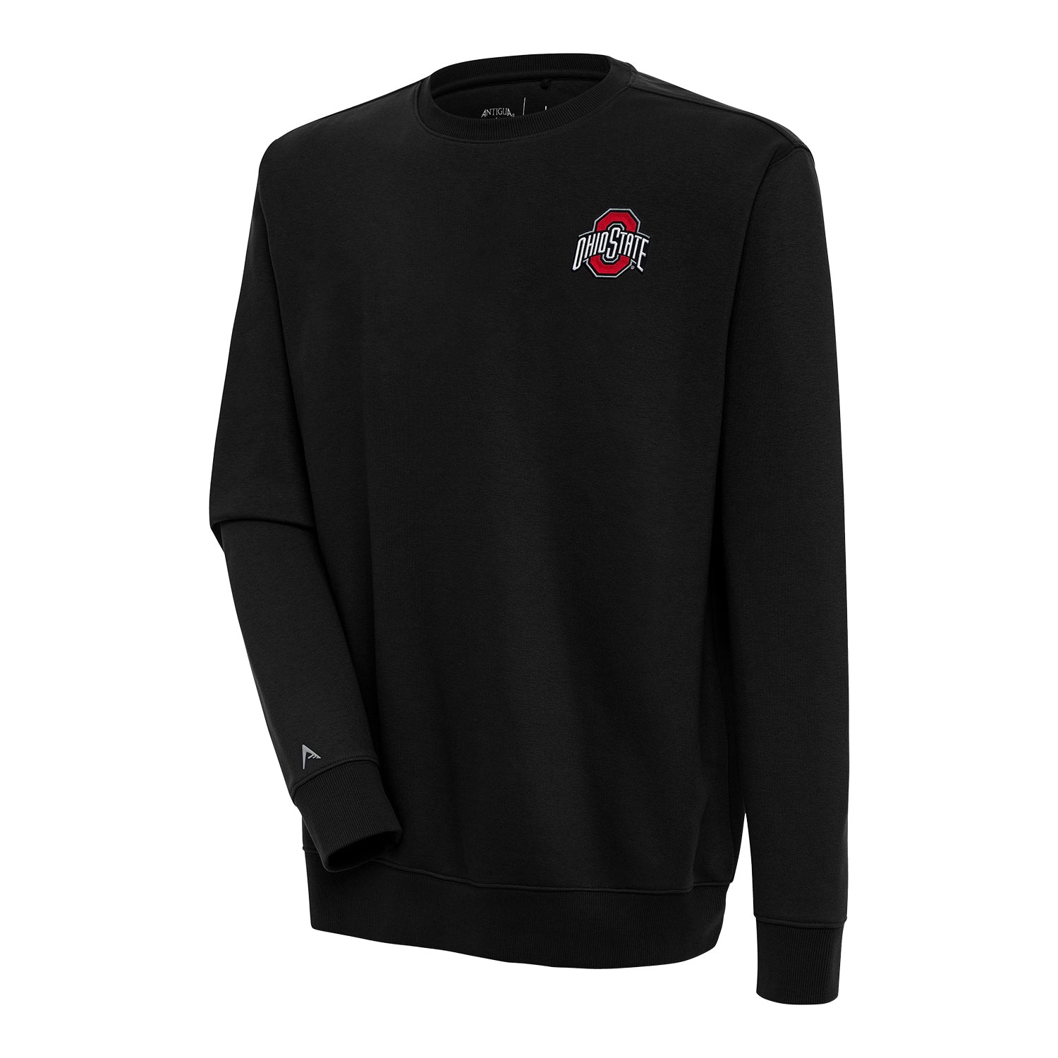 Ohio State Buckeyes Victory Black Crewneck Sweatshirt - Front View