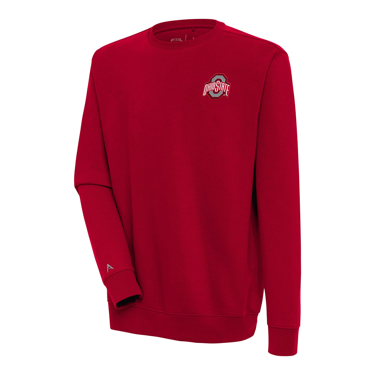 Ohio State Buckeyes Victory Scarlet Crewneck Sweatshirt - Front View