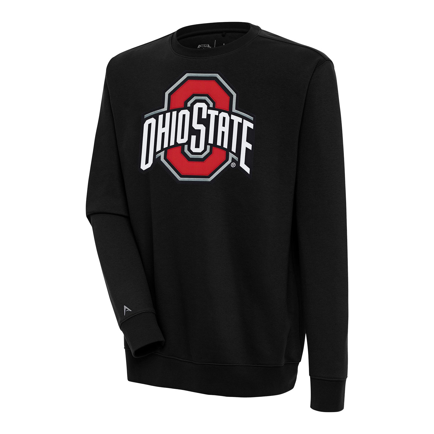 Ohio State Buckeyes Victory Black Crewneck Sweatshirt - Front View