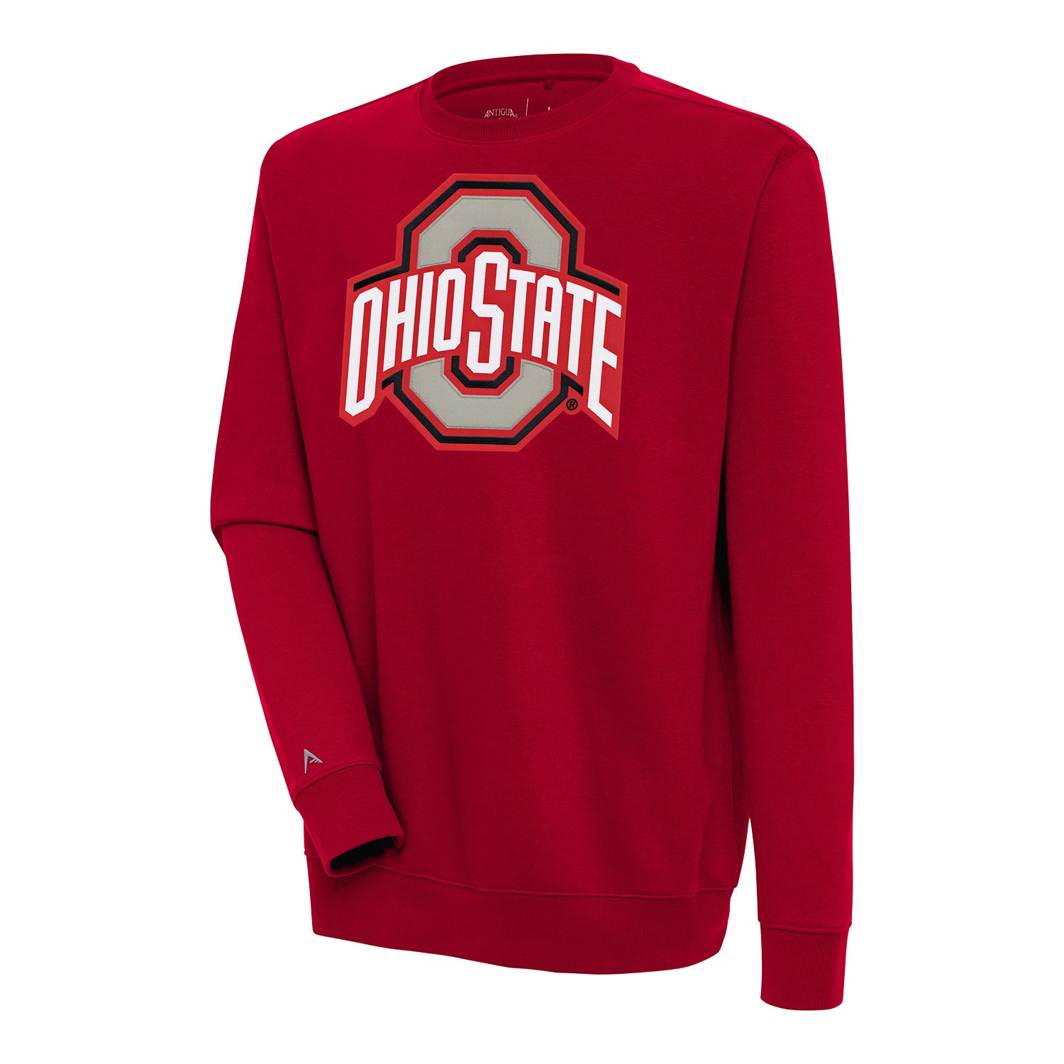 Ohio State Buckeyes Victory Scarlet Crewneck Sweatshirt - Front View