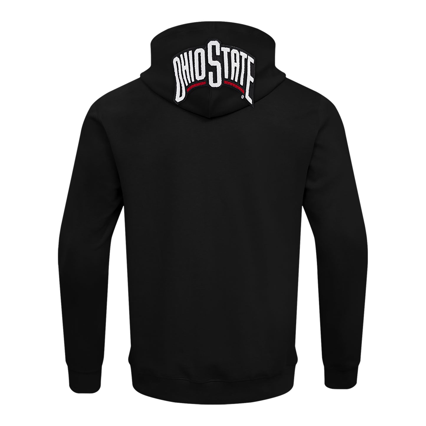 Ohio State Buckeyes Prostandard Classic Full Zip Black Sweatshirt - Back View