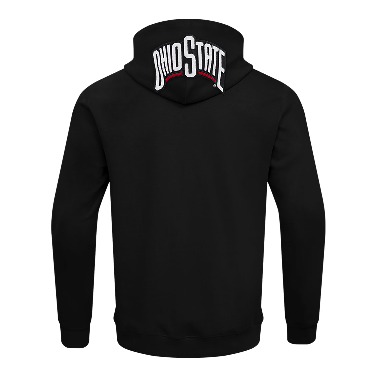Ohio State Buckeyes Prostandard Classic Full Zip Black Sweatshirt - Back View