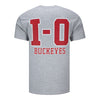 Ohio State Buckeyes O-H-I-O Gray T-Shirt - Back View