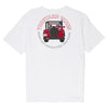 Ohio State Buckeyes Pocket T Jeep T-Shirt - In White - Back View
