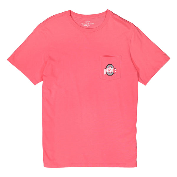 Ohio State Buckeyes Pocket T Every Game T-Shirt - In Scarlet - Front View