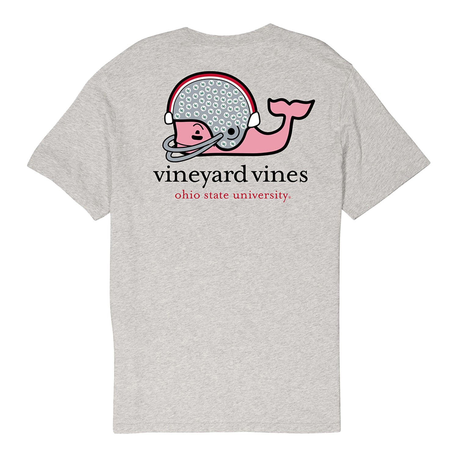 Men's Boston Red Sox Vineyard Vines Gray Filled In Whale T-Shirt