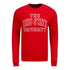 Ohio State Buckeyes Outline Tri-Blend Long Sleeve - In Scarlet - Front View