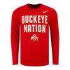 Ohio State Buckeyes Nike Football Mantra Long Sleeve T-Shirt