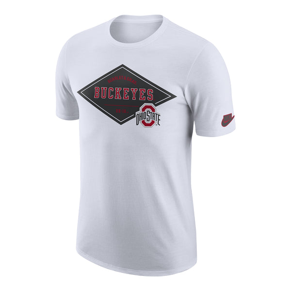 Ohio State Buckeyes Nike Modern College White T-Shirt - In White - Front View