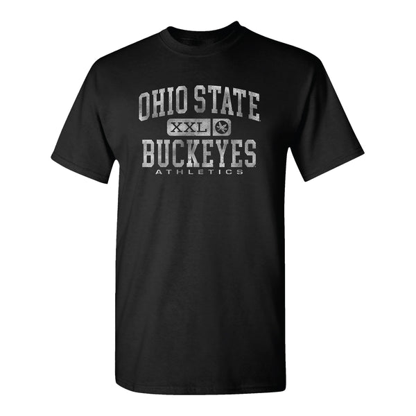 THE® Branded Ohio State Buckeyes Athletic Black Tee - In Black - Front View