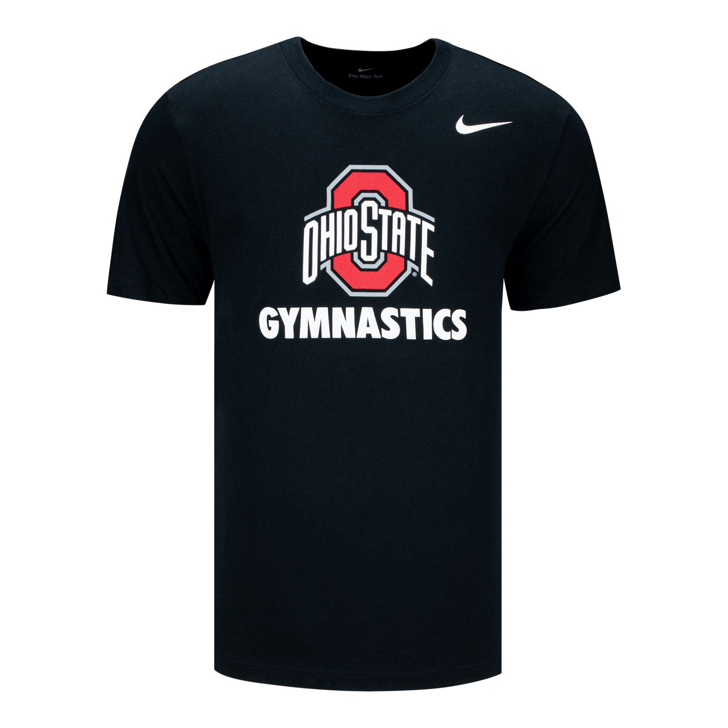 Ohio State Buckeyes Nike Gymnastics Black T-Shirt - Front View